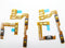 2X Power On Off Volume Side Button Key Flex Cable Connector Module Replacement Compatible with Samsung Galaxy A20S A207...