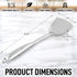 Zulay Kitchen Wok Spatula - Wok Utensils - Stainless Steel Metal Wok Spatula - Wok Accessories - Wok Tools for Cooking - Kitchen Wok Spatula - Met...