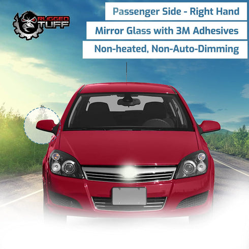 exactafit 8271R Passenger Side Mirror Glass Replacement Repair Compatible With 2008 2009 Saturn Astra...