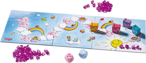 HABA Unicorn Glitterluck Cloud Crystals - A Sparkling Die Competition Ages 3+ (Made in Germany)...