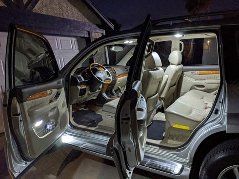 White Interior LED Lights Kit for Lexus GX470 2003 2004 2005 2006 2007 2008 2009 Super Bright 6000K Interior LED Bulbs Package + License Plate Lig...