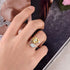 BEILIN Sunflower Ring for Women You are My Sunshine 925 Sterling Silver Adjustable Promise Rings for Daughter Wife Mom...