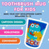 Dinosaurs 4-Piece Toothbrush Set Kid's Toothbrush Set Kids travel set Toothbrush, Toothbrush Cap, Cup Included and Carry Bag...