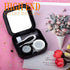 Contact Lens Case, Cute Stars Moon Contact Holder Cases Kit with Lenses Remover Tool Tweezers Mirror Solution Bottle Portable Contacts Container S...