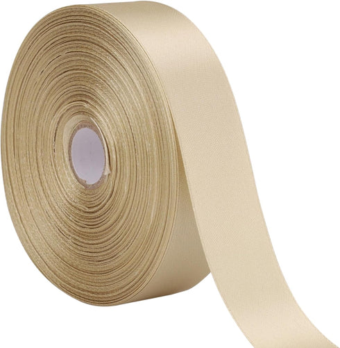 Ribbon for Gift Wrapping 50 Yards Perfect Wedding Party Wreath Sewing DIY Hair Accessories Decoration Floral Hair Balloons Other Projects (Champag...