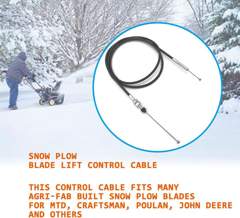 746-0366 Snow Plow Blade Lift Control Cable fits Agri-Fab MTD John Deere SnowBlowers for Craftsman Tractors Replaces 946-0366 49808 AF-49808P...
