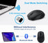 Rechargeable Wireless Mouse, Bluetooth Mouse for Laptop/iPad/MacBook Pro/Air,Silent Mouse for PC/Surface Pro/Lenovo/Samsung Table, Portable Slim C...