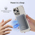 Ultra-Thin Magnetic Power Bank 5000mAh, 0.3in Magsafe Battery Pack Wireless Portable Power Bank Magnetic Charger for iPhone 15/15 Plus/15 Pro/15 P...