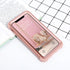 IDweel for iPhone XR Case with Tempered Glass Screen Protector for Women, 3 in 1 Shockproof Slim Hybrid Heavy Duty Hard PC Cover Soft Silicone Bum...