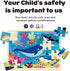 24 Piece Puzzles for Kids Ages 3-5, Unique Shape Jigsaw Pieces Ocean Animal, Wooden Jigsaw Puzzle for 3 4 5 Year Old, Preschool Toddler Puzzle wit...
