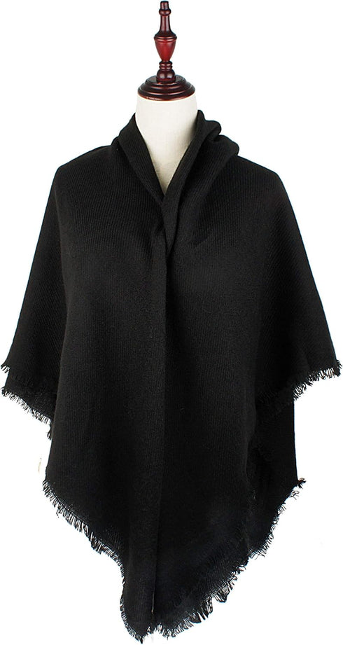 VIVIAN & VINCENT Soft Classic Luxurious Blanket Solid Color Square Scarf Wrap...