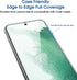 amFilm Magnetic Auto-alignment OneTouch for Samsung Galaxy S22 Screen Protector Tempered Glass 6.1" 2022 Full Coverage Fingerprint ID Compatible E...