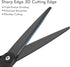 LIVINGO 8" Premium Scissors for Office, Multipurpose Titanium Non-Stick Craft Scissors for DIY, Sharp Stainless Steel Blades Comfort Grip, 3 Pack...
