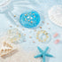 OLYCRAFT 45pcs 9 Style Starfish Shell Resin Fillers Alloy Enamel Cabochons Ocean Nail Art Decorations Resin Accessories Supplies for Jewelry Makin...