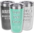 Personalized Tumbler 20 oz with Straw, Customized Vacuum Insulated Tumbler with Custom Name Text Engraved in USA – Birthday, Wedding, Anniversary,...