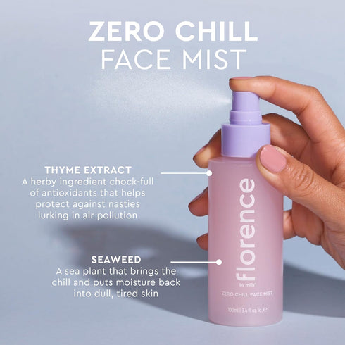 florence by mills Zero Chill Face Mist, Rose, 3.4 oz/ 100mL...