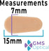 GMS Optical Symmetrical Self-Adhesive Soft Foam Nose Pads for Glasses, Sunglasses, and Eye-Wear, and More - Great for Plastic Frames – 15mm (5 Pai...