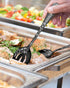EUIRIO 5PCS Serving Utensils,Serving Set Includes Large Serving Spoon Slotted Serving Spoon Serving Fork Sugar Spoon&Butter Knife,Stainless Steel ...