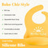 PARKER & ELOWYN Soft Waterproof Silicone Bib Set of 2, Unisex Baby Toddler, BPA free, Non-Toxic, Food Catcher, Easy Clean...