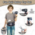 WishaLife Kids Barber Shop Playset - Kids Hair Cutting Kit, Kids Shaving Kit for Boys Role Play, Kids Hair Salon Playset, Pretend Play Toy Gift fo...