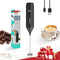 HAUSHOF Powerful Rechargeable Milk Frother, Handheld USB Type-C Electric Foam Maker for Coffee Latte, Cappuccino, Mocha, Macchiato, Frappe and Pro...