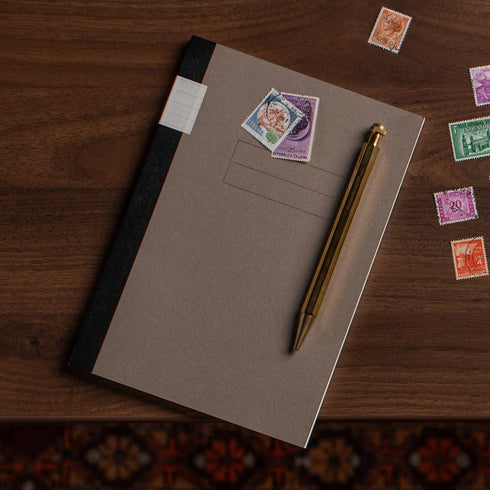 Itoya Japanese Notebook, B6 (4.9" x 6.9"), Grid, 160 pages, Gray...
