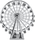 Metal Earth Ferris Wheel 3D Metal Model Kit Fascinations...