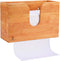 Cozee Bay Bamboo Paper Towel Dispenser, Paper Towel Holder for Kitchen Bathroom Toilet of Home and Commercial, Wall Mount or Countertop for Multif...