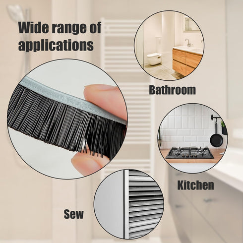 Crevice Cleaning Brush, 3Pcs Hard Bristle Crevice Cleaning Brushes for Household Use, Gap Cleaning Brush, Crevice Brush to Scrub and Clean, Toilet...