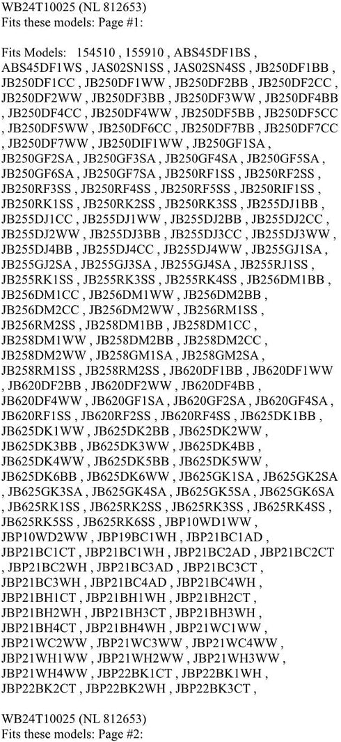 OEM Switch WB24T10025, NL812653...
