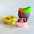 Youngever 9 Pack 12 Ounce Plastic Bowls, Snack Bowls, Kids Plastic Bowls, Set of 9 (9 Rainbow Colors)...