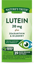 Lutein and Zeaxanthin Supplement | 20mg | 39 Softgels | with Bilberry | Non-GMO & Gluten Free | by Nature's Truth...