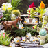 60pcs Mini Resin Cows Tiny Cows Figures for Fairy Garden Dollhouse Decoration Cute Miniature Animals Figurines Ornament for Moss Landscape DIY Cra...