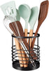 RedCall Utensil Holder for Kitchen Countertop,Metal Spatula Holder,Cooking Utensil Holder for Spoon,Wire Utensil Organizer,Stainless Steel Round U...