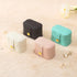 CASEGRACE Small Jewelry Ring Box Mini Travel Jewelry Case Portable Ring Storage Case for Rings Earrings, Gifts for Women Girls, Blue...