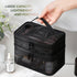 Travel Makeup Bag Organizer Case for Women: Clear, Compact, and Stylish Cosmetic Pouch with Zipper for Makeup Essentials...