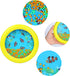 Ocean Drum Wave Bead Drum Gentle Sea Sound Music Gift Musical Educational Sea Sound Drum Tool for Kid Child Baby (Yellow)...