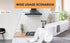 White Caulk Tape Waterproof Self Adhesive, Bathroom Caulking tape,Sealer Strip for Toilet Base Shower Wash Basin Sink, Easy to Use with Silicone C...