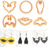 Puocaon Bat Polymer Clay Cutters - 5 Shape Bats Clay Cutters for Polymer Clay Jewelry Making, Hanging Bat Clay Jewelry Cutter for Earrings Making,...