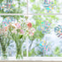 GORGECRAFT 6x7 Inch Leaf Window Clings Static Rainbow Window Stickers Anti-Collision Glass Decals Sun Catcher Decorations Non Adhesive Prismatic V...