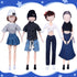 Geyoga 14 Pcs Doll Clothes and Accessories for 11.5 Inch Girl Doll Accessories Doll Denim Cotton Doll Cloth Doll Pants Shoes Casual Wear Clothes O...
