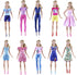 10 Sets Doll Clothes Include 1 Pink Dress 9 Random Casual Outfits for 11.5 inch Girl Dolls...