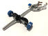 Lab Clamp 4 Prong Finger Style Cork-Coated Head and A Black Laboratory Stand Clip...
