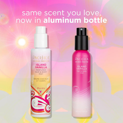 Pacifica Beauty, Island Vanilla Hair Perfume & Body Spray, Best Warm Vanilla Scent, Natural & Essential Oils, Alcohol Free, Clean Fragrance, Vegan...