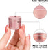 Small Daily Pill Case Pill Box - Portable Metal Pill Container for Pocket Purse, Single Waterproof Pill Holder for Vitamins, Cod Liver Oil, Medici...