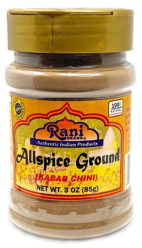 Rani Allspice (Kabab Chini) Ground Powder 3oz (85g) PET Jar ~ All Natural | Vegan | Gluten Friendly | NON-GMO | Indian Origin...
