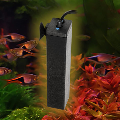 Aquatop 10W Mantis Mini Aquarium Heater - Fully Submersible for Nano Fish Tanks Up to 3 Gallons, Preset 77F Electric Thermostat, Heat-Resistant Wa...