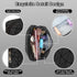 Makeup Bag for Purse, 8.1" x 4.9" Portable Small Cosmetic Bag for Girls Women, Small Travel Makeup Organizer Bag (Black)...