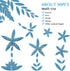Petal Mosaic Tiles for Crafts, 200g Flower Tiles Pieces for Mosaic Craft Supplies,DIY Mosaic Outdoor Decor(Sky Blue)...