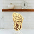 Sasquatch Charcuterie Board, 12.6" X 7.6" Unique Bigfoot Gifts, Footprint Cheese Board & Serving Tray for Anniversary Birthday Party Christmas Wed...